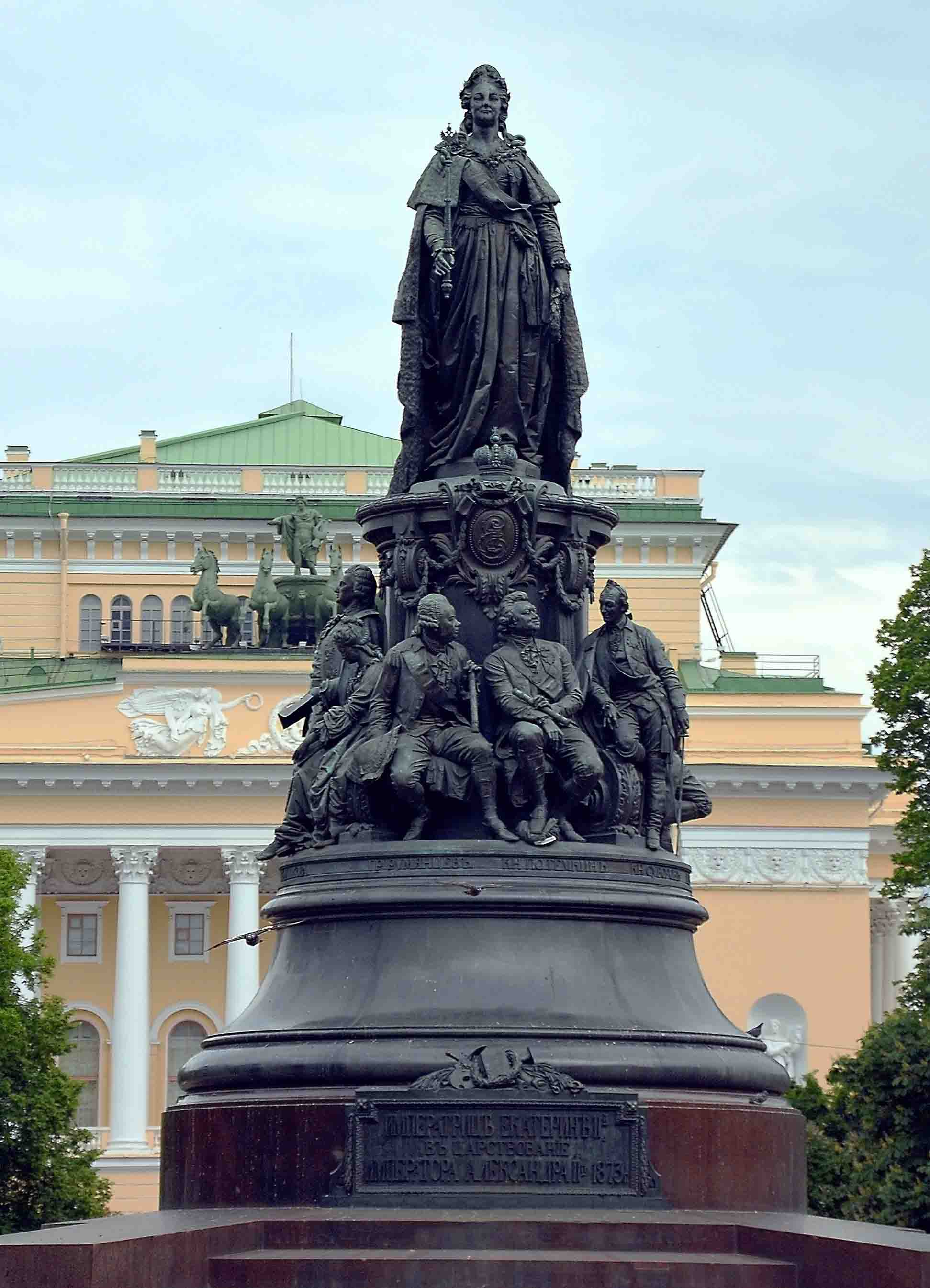 Памятник екатерине ii санкт петербург